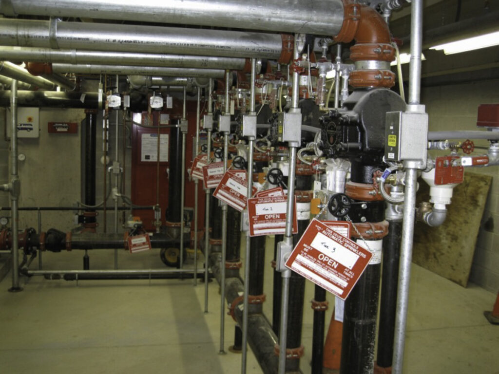 Master Plans Fire Sprinkler Protection Risers