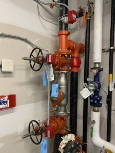 Fire suppression system pipping