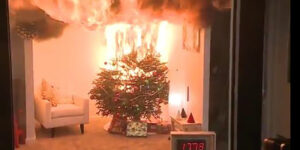 Christmas Tree Fire